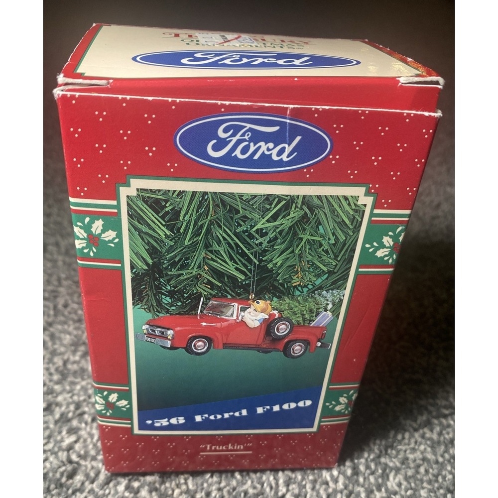 Enesco Treasury of Christmas Ornaments – 1956 Ford F-100 "Truckin'" 128813